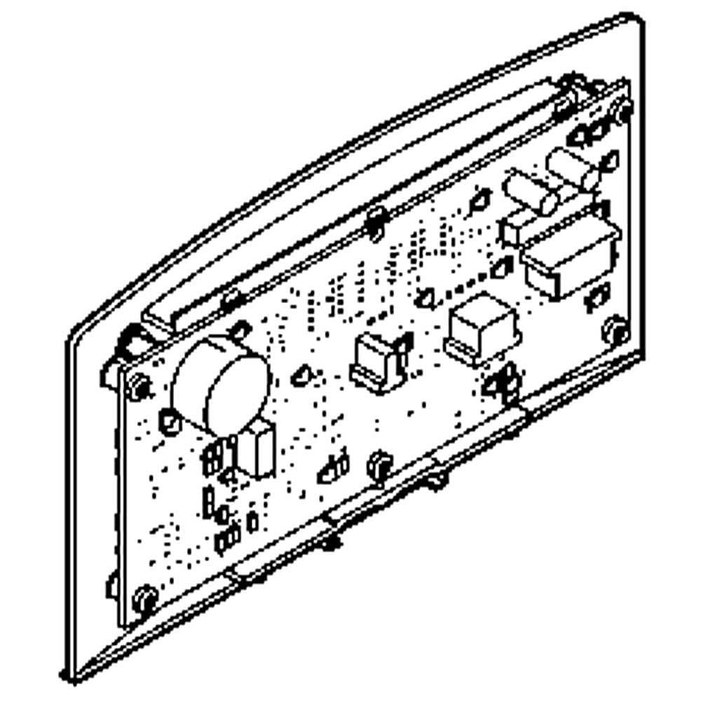 GE Part #wr55X20472, Refrirator Dispenser User Interface Control | 10.70 x 7.40 x 2.70