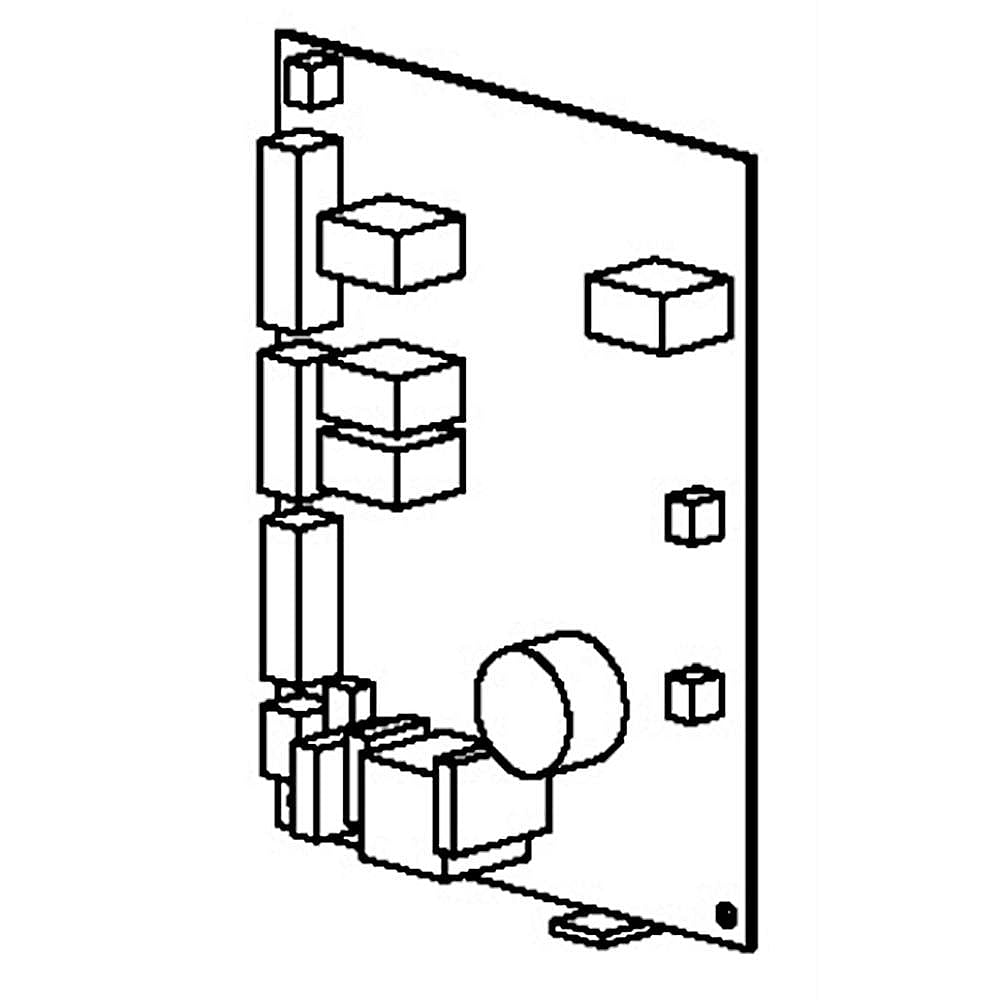 GE Part #wr55X25095, Refrigerator Main Board | 6.20 x 4.80 x 4.40