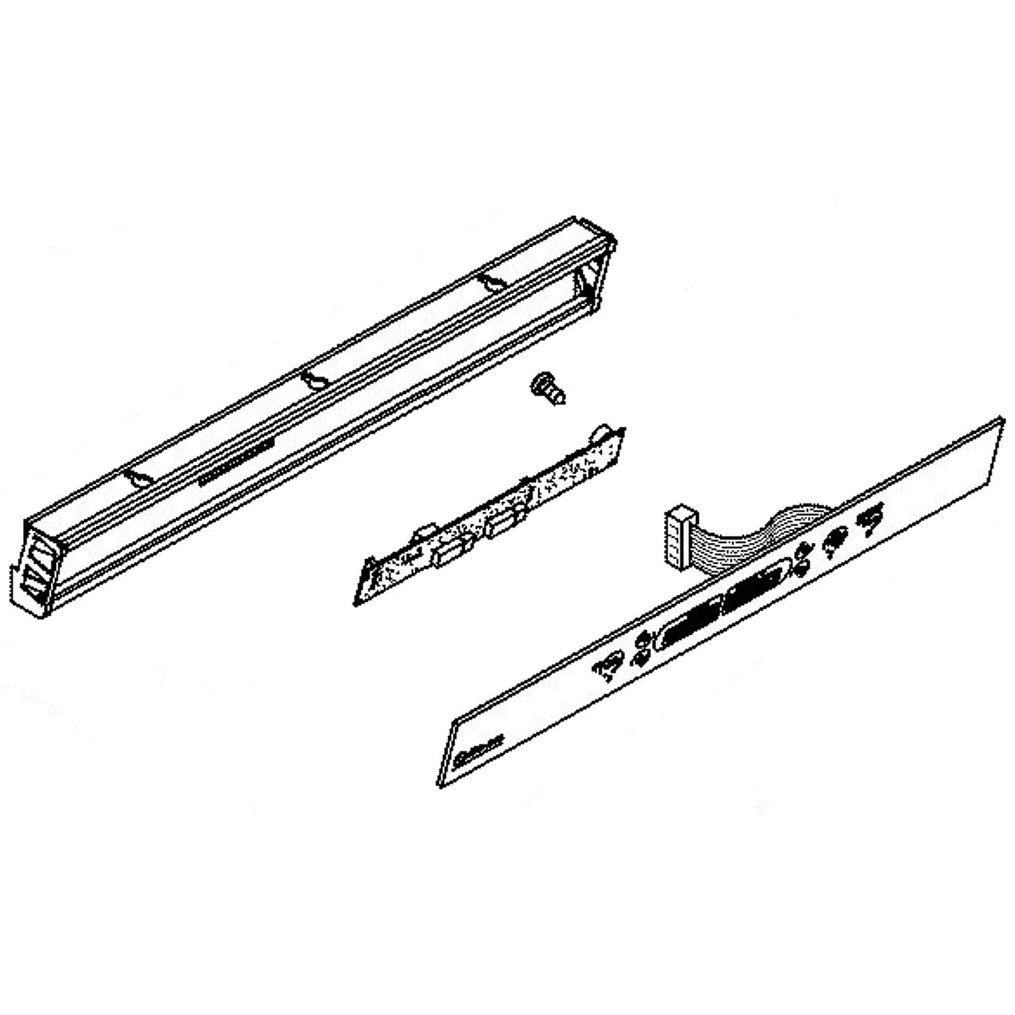 GE Part #wr55X26808, Hmi Housing 42 D | 28.20 x 5.60 x 2.80