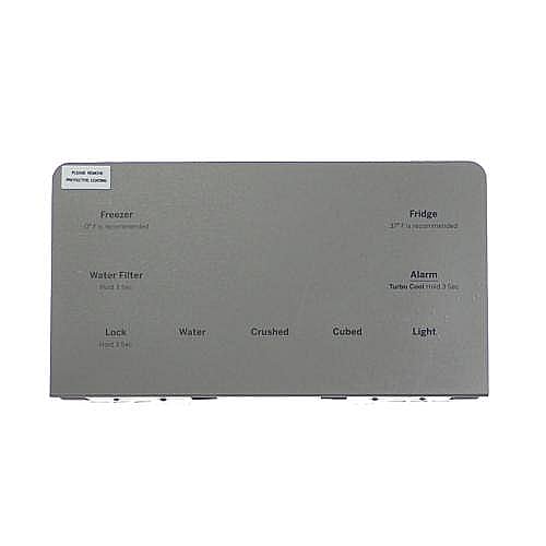 GE Part #wr55X30121, Control Display Stainless Steel | 14.50 x 5.75 x 6.00