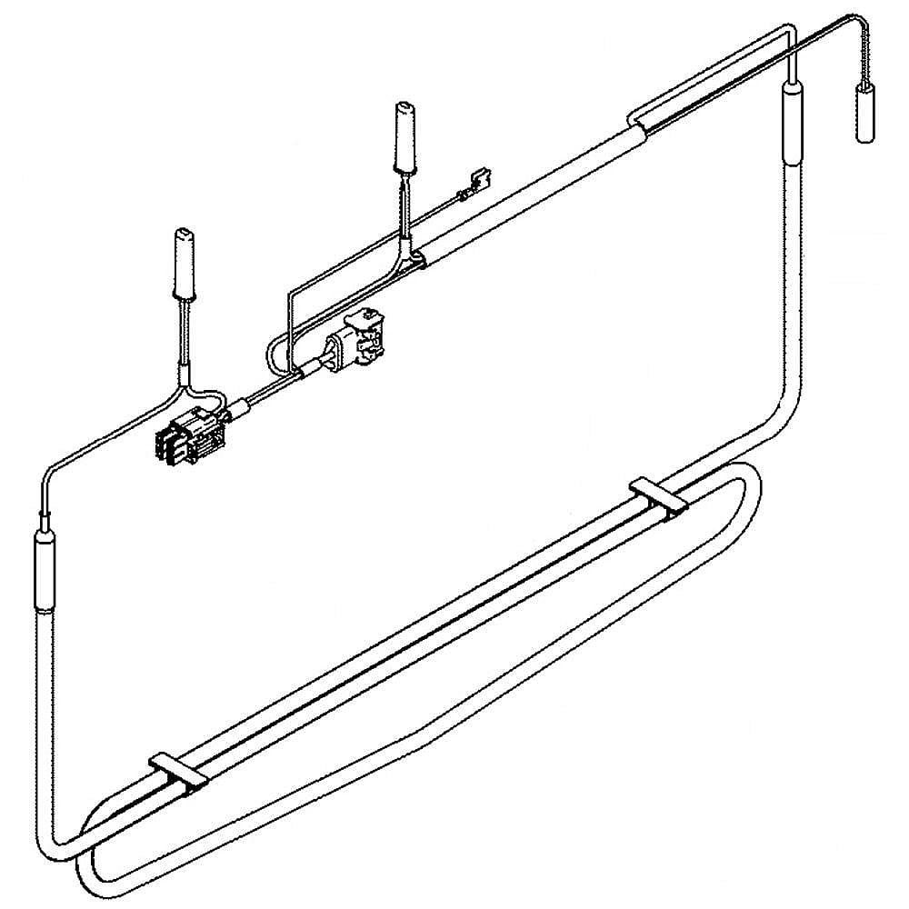 ClimaTek Defrost Heat Kit Replaces General Electric GE Sears Kenmore #  WR51X10055 AP3183311 914088 - General Appliance Parts