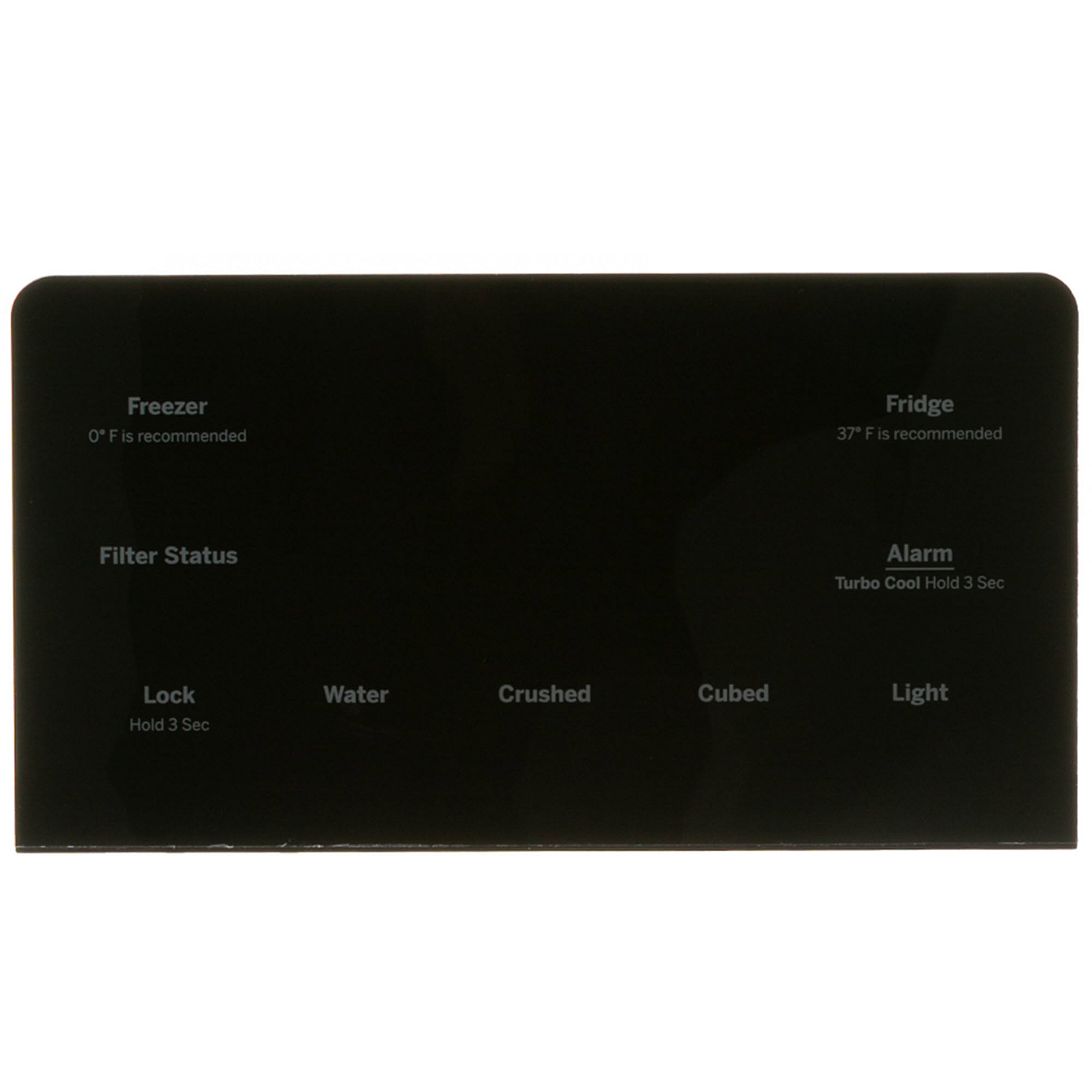 Part #wr55X35572, Control Display Assembly Black