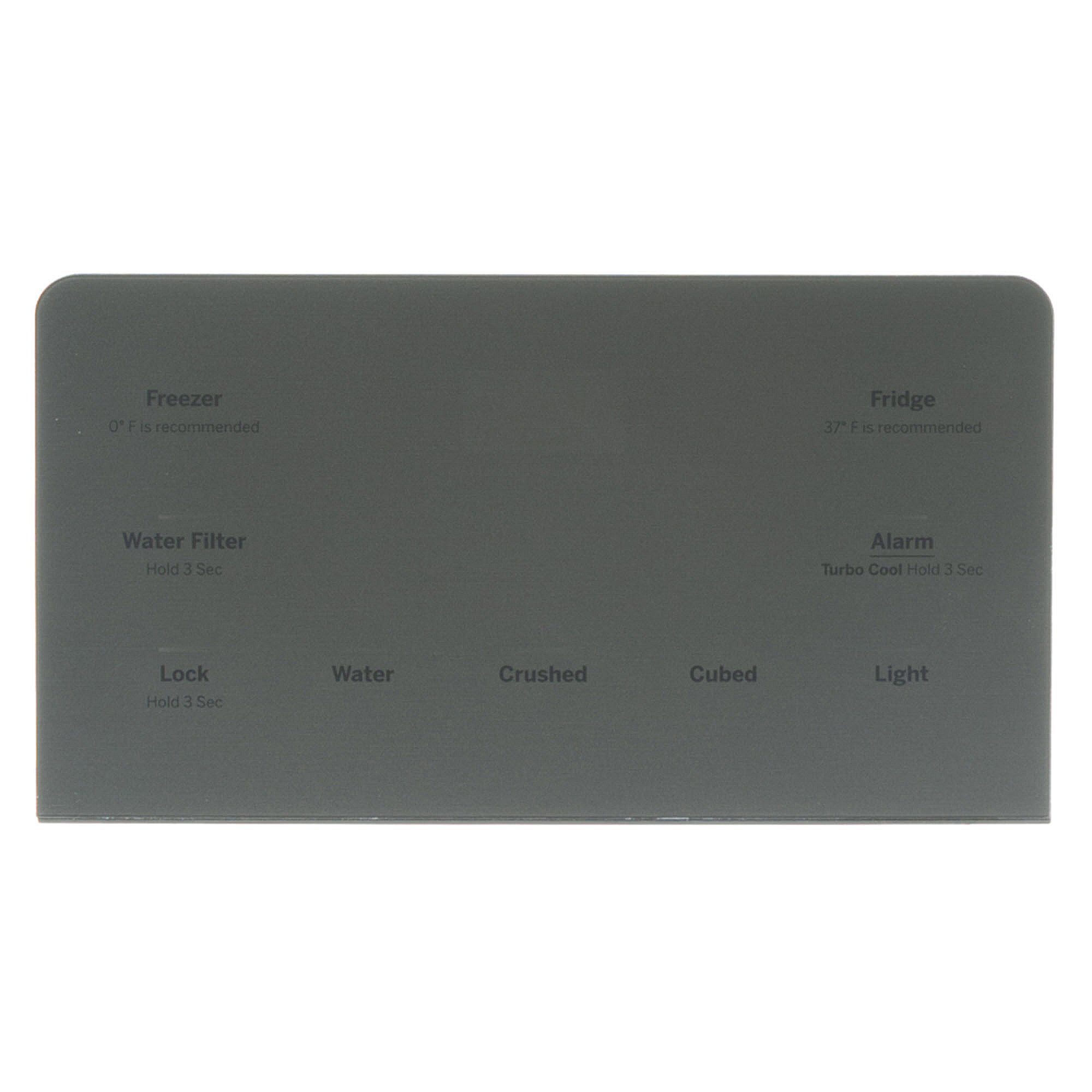 Part #wr55X35767, Control Display Assembly Stainless Steel