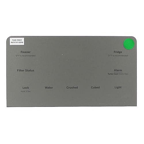 Part #wr55X35785, Control Display Assembly Stainless Steel