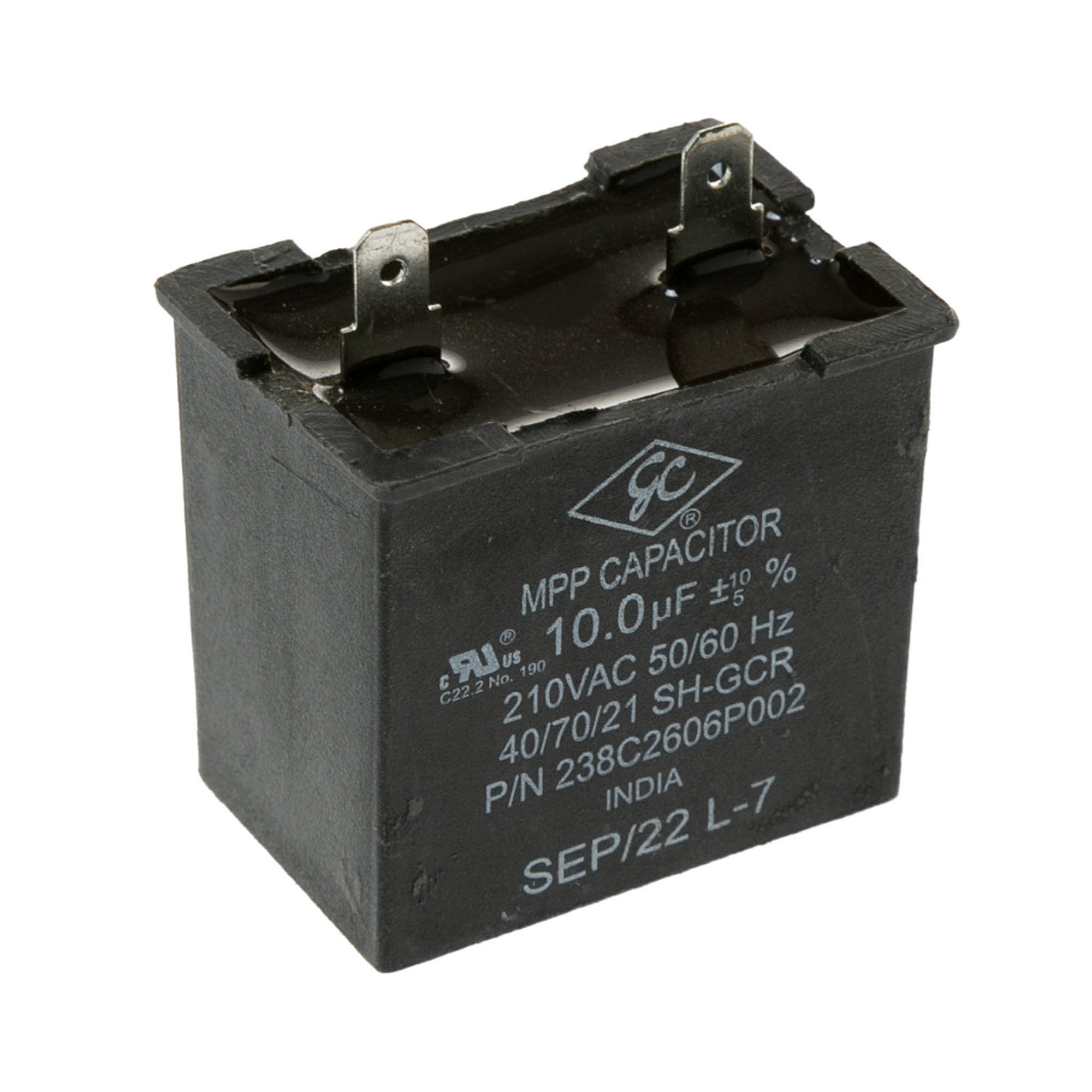 Part #wr55X42725, Capacitor 10 Uf