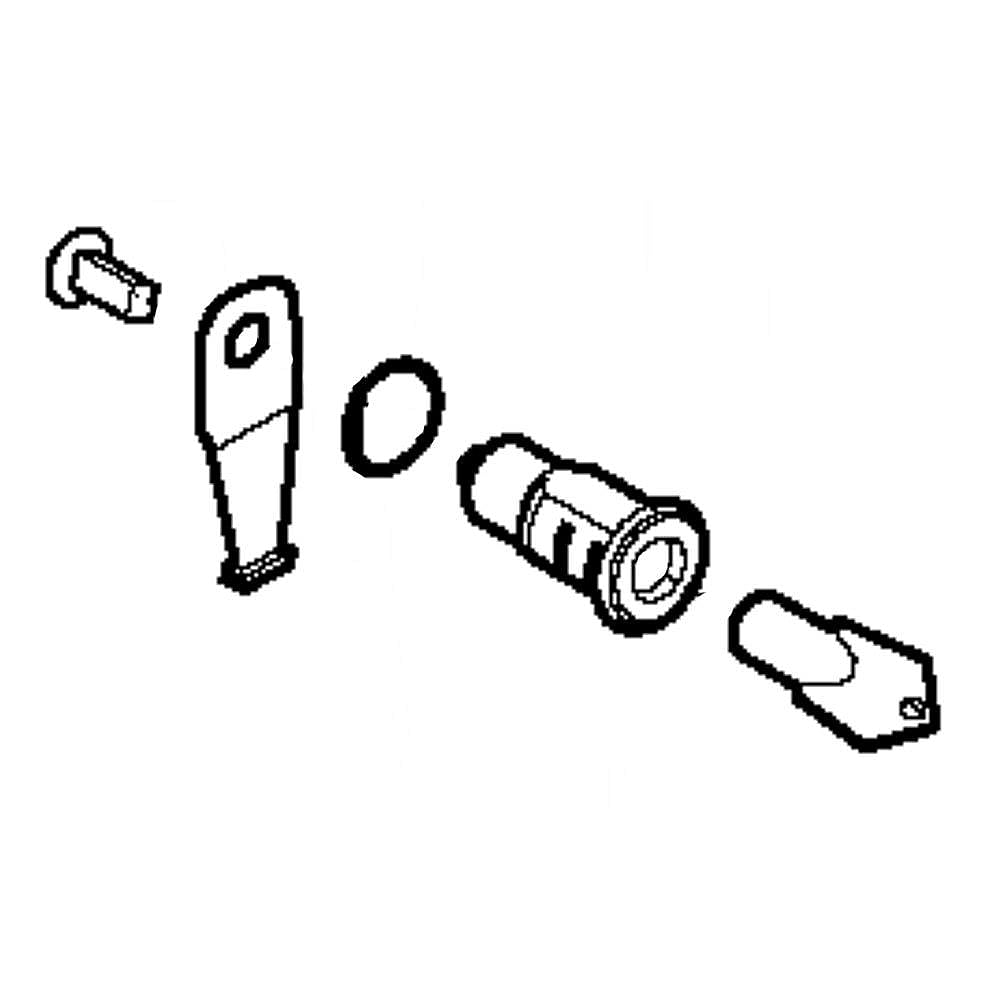 GE Part #wr5X87, Lock | 6.00 x 6.00 x 0.90