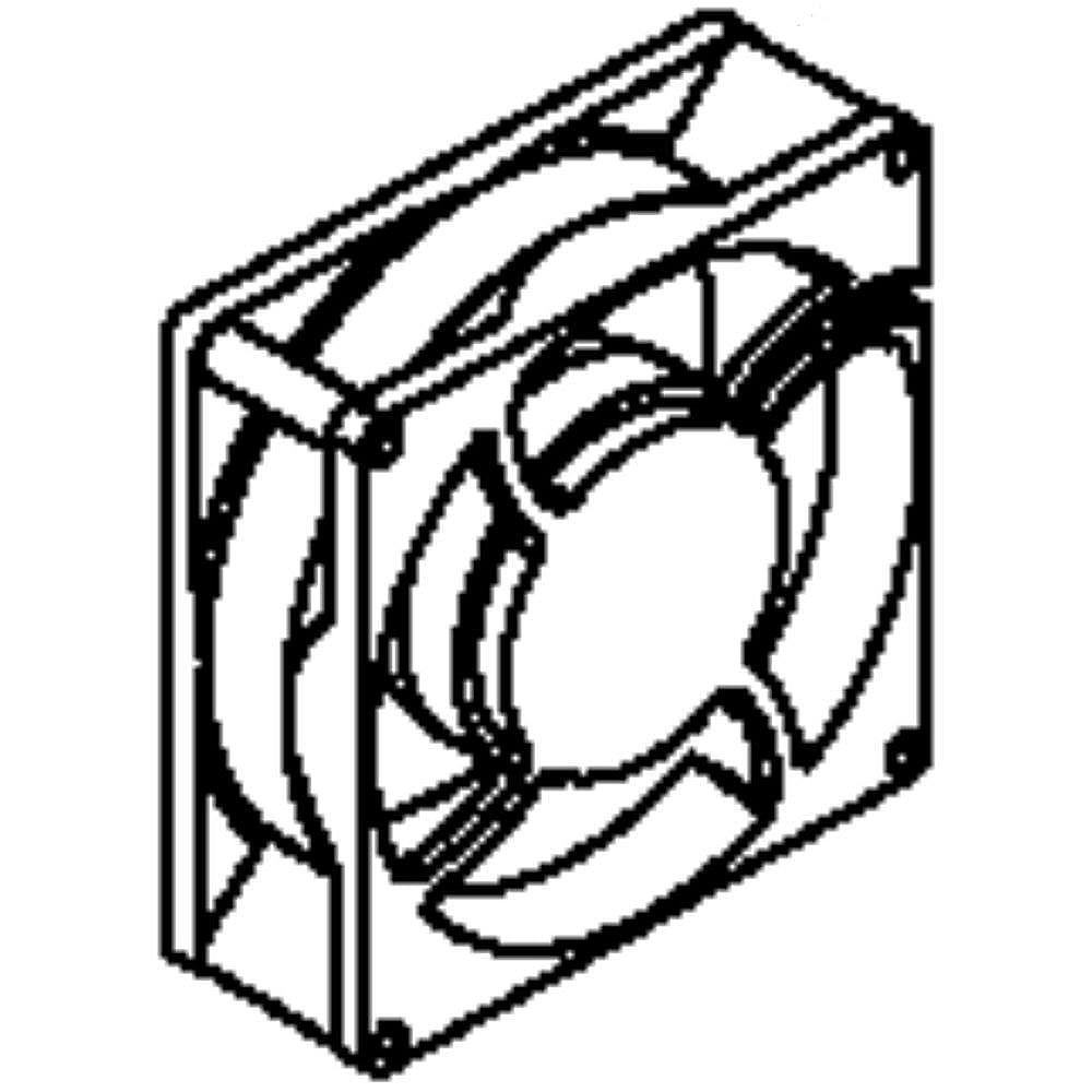 Refrigerator Chilled Drawer Fan Motor Assembly