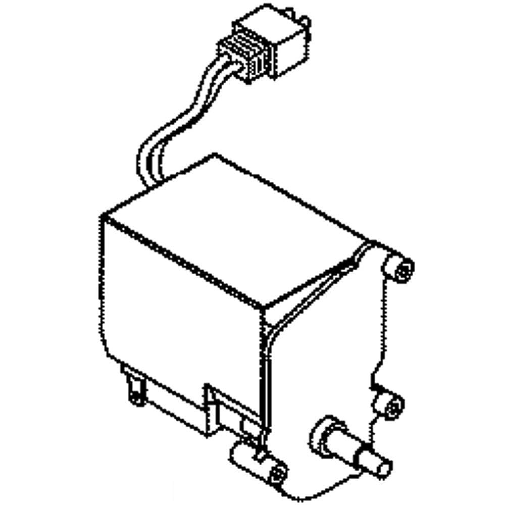 Part #wr60X10276, Refrigerator Auger Motor / 8.80 x 7.10 x 5.10