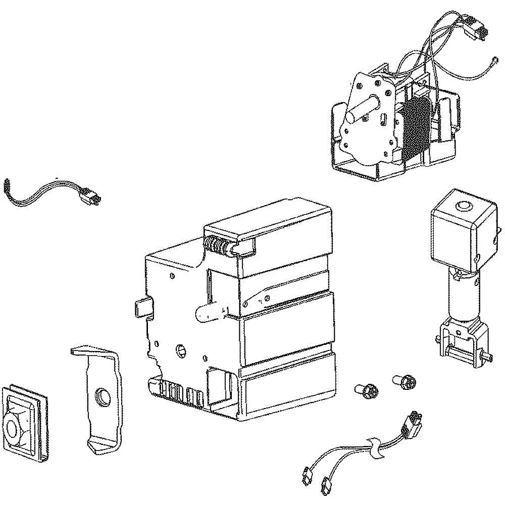 Refrigerator Dispenser Crusher Motor Assembly