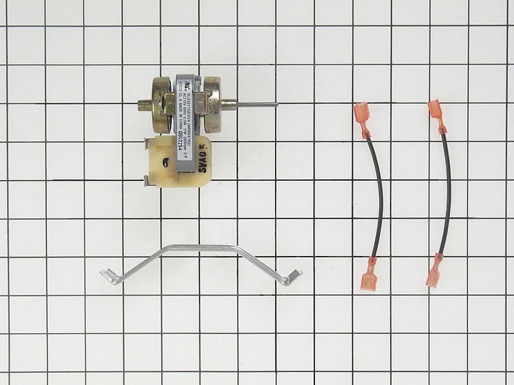Part #wr60X162, Refrigerator Evaporator Fan Motor / 4.70 x 4.10 x 3.70