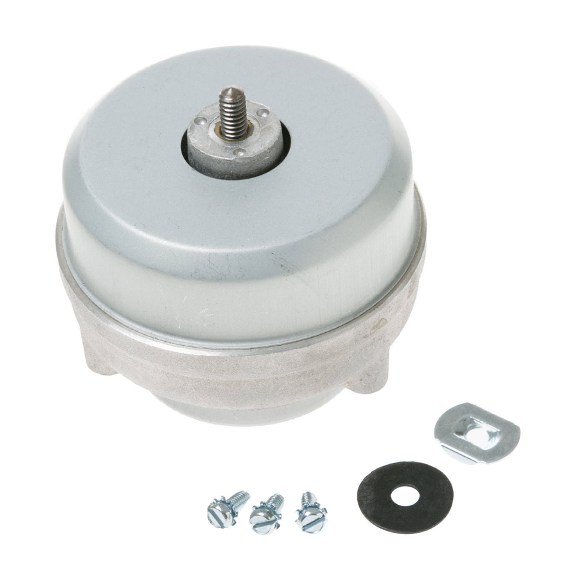 Part #wr60X228, Refrigerator Condenser Fan Motor / 4.00 x 4.70 x 3.70