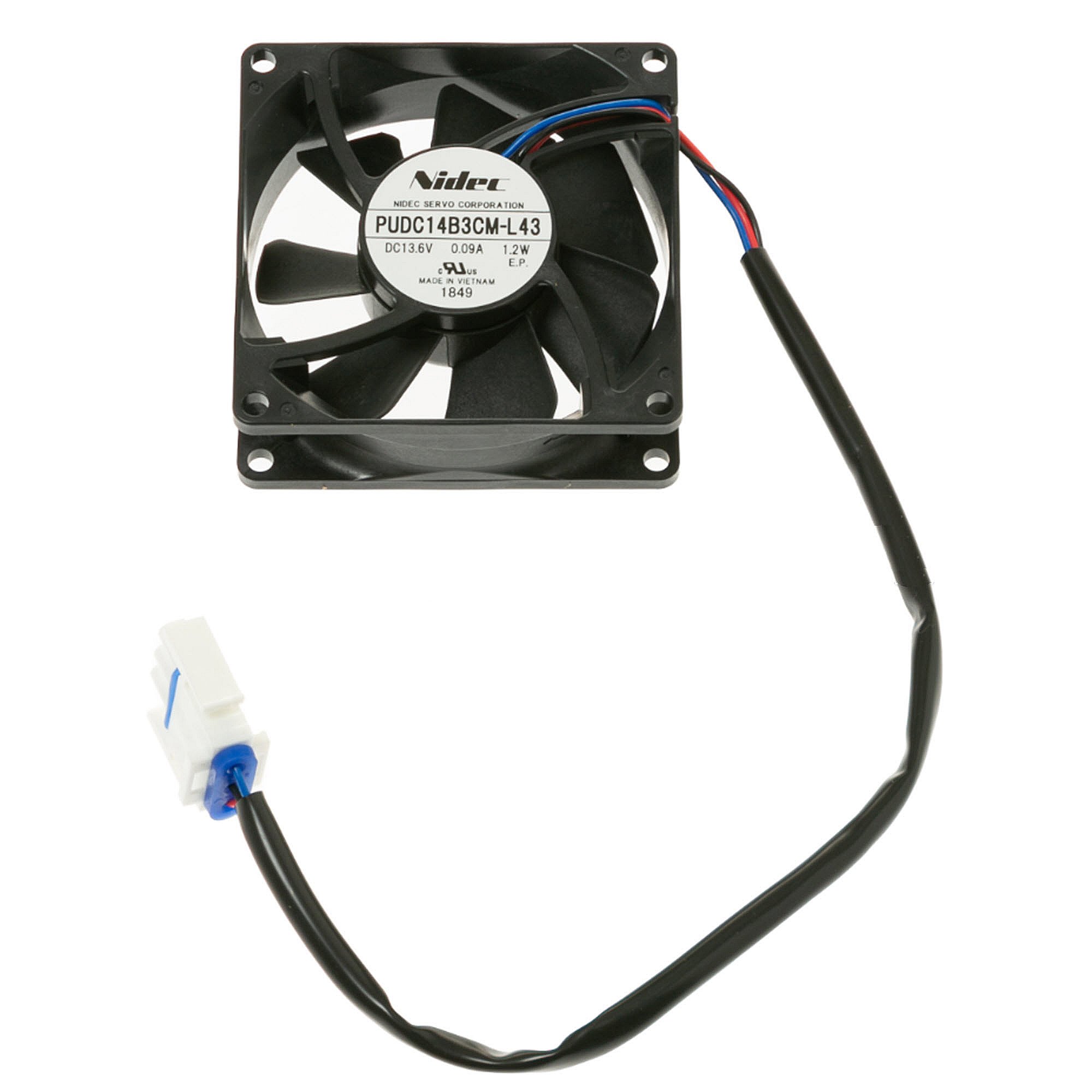 Part #wr60X23405, Drain Fan Assembly / 7.00 x 7.00 x 1.00