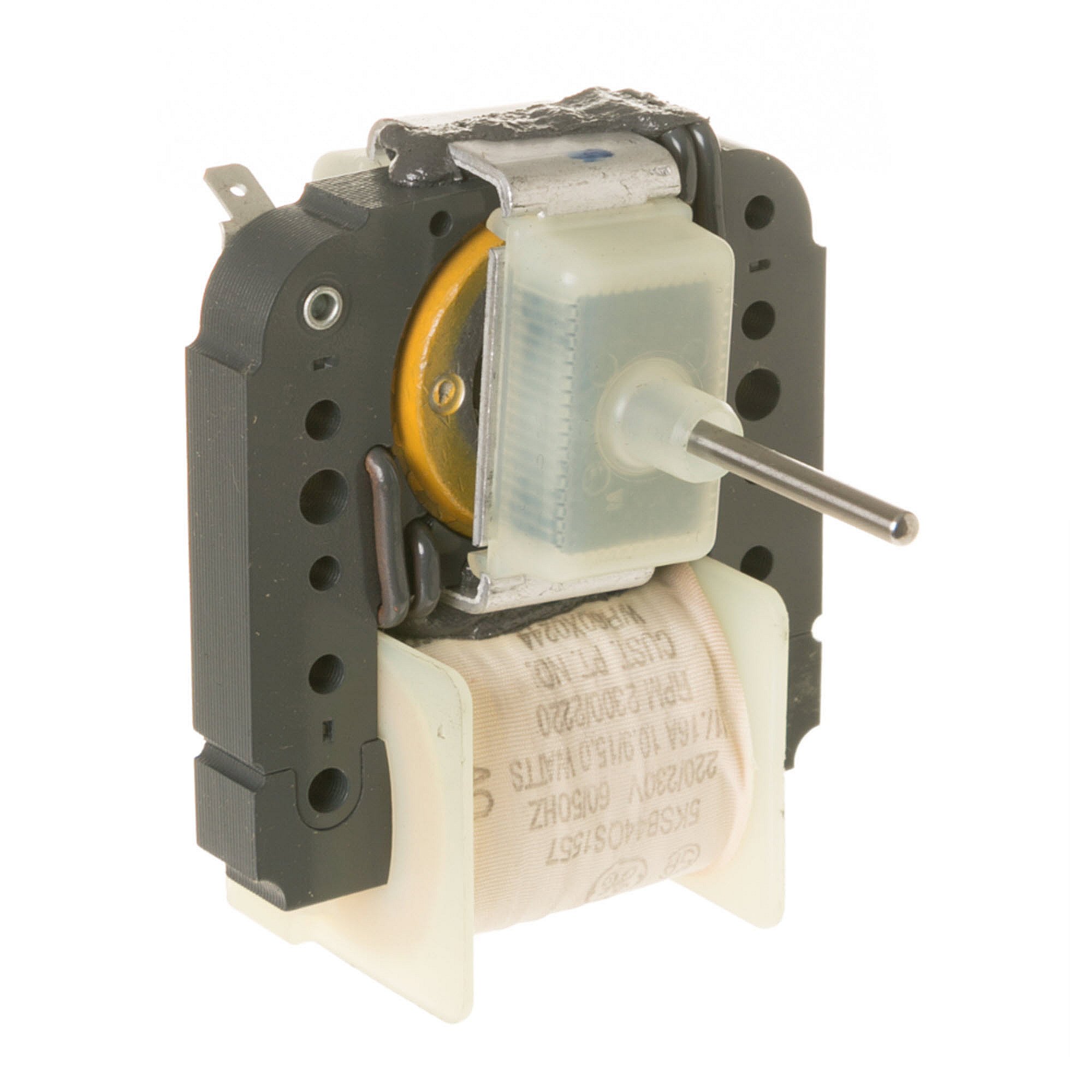 Part #wr60X244, Refrigerator Evaporator Fan Motor / 5.00 x 3.40 x 3.10