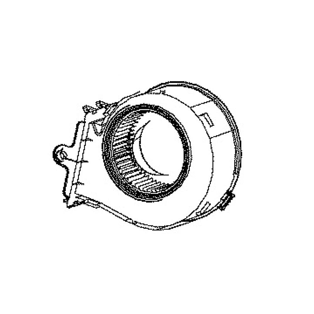 Part #wr60X31997, Refrigerator Ice Room Fan Motor Assembly | 3.00 x 7.00 x 2.50