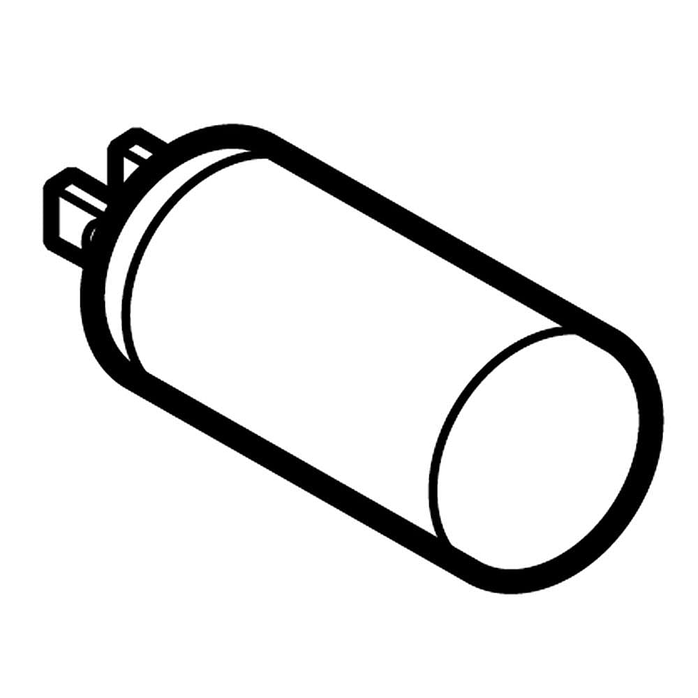GE Part #wr62X10074, Refrigerator Electric Capacitor | 4.00 x 3.50 x 1.10
