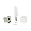 Refrigerator Ice Dispenser Solenoid Service Kit (replaces SWR02X4258, SWR02X4259, SWR17X1063, SWR17X1064, SWR17X1065, SWR17X1066, WR02X13138, WR02X13139, WR02X13305, WR02X20425, WR17X12354, WR17X12355, WR17X12356, WR62X20426, WR62X58)
