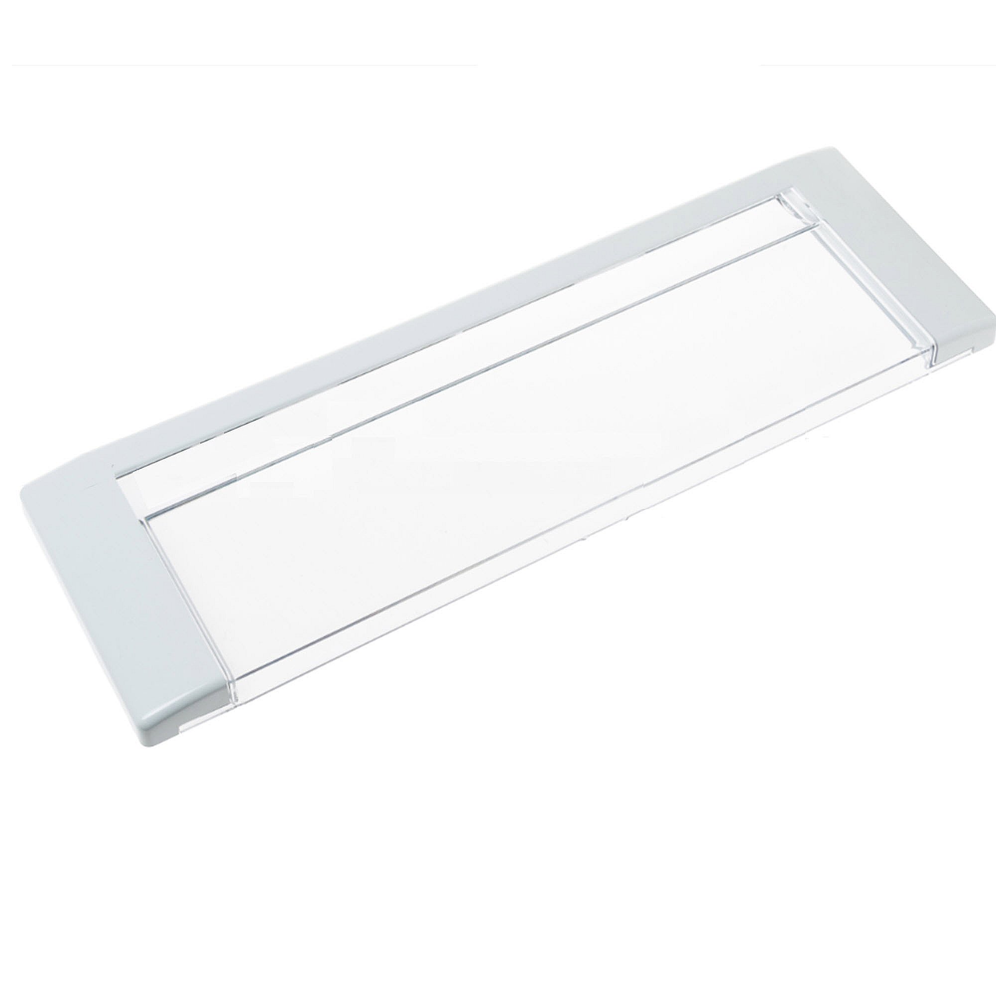 Part #wr71X10434, Refrigerator Vegetable Pan Assembly, Front / 30.40 x 10.00 x 3.80