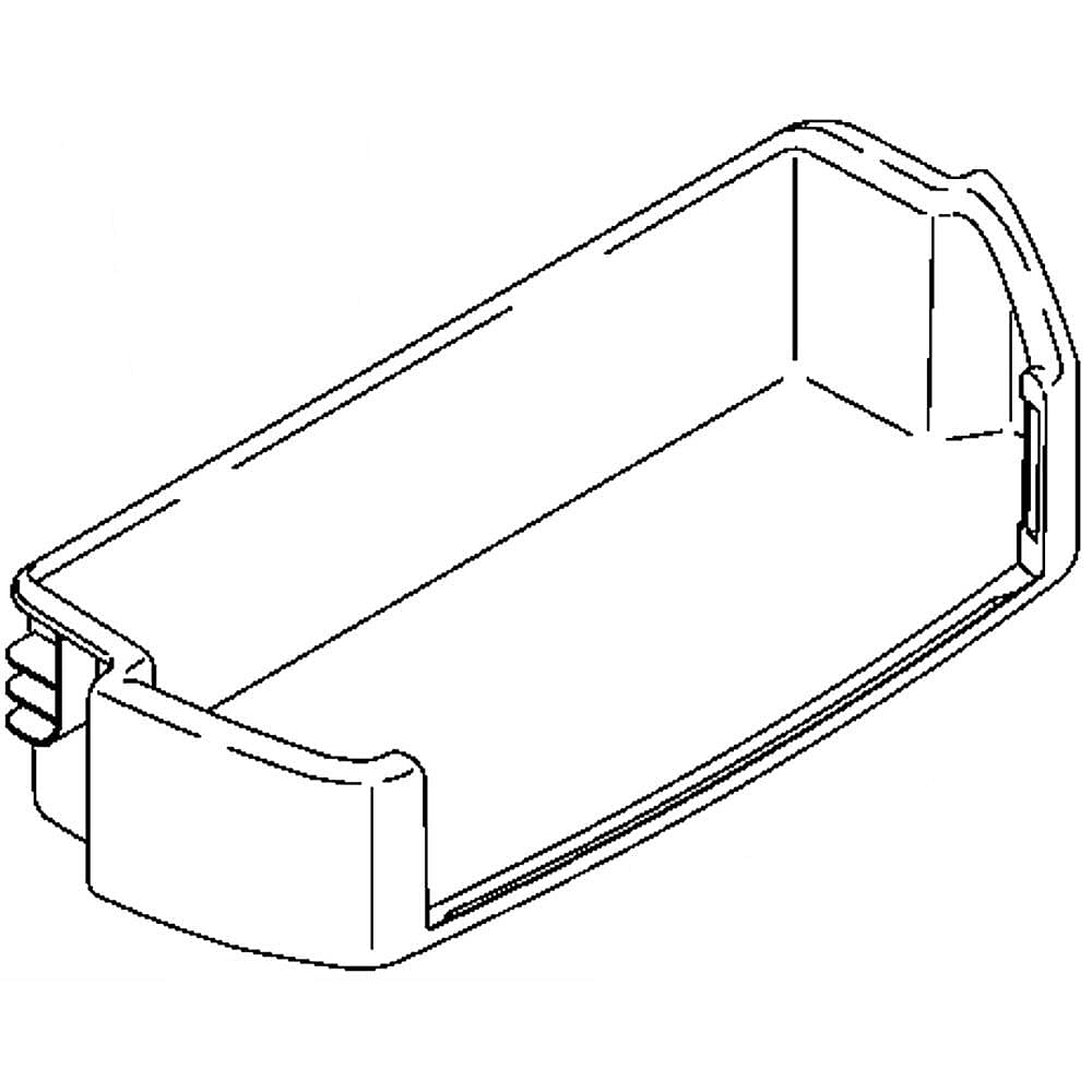 Part #wr71X10594, Refrigerator Shelf Module / 21.20 x 6.90 x 6.30