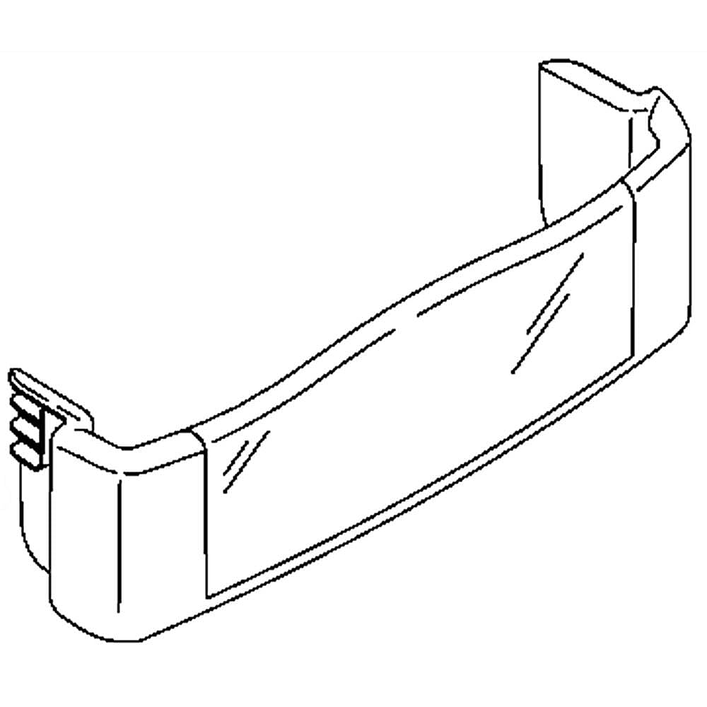 GE Part #wr71X10635, Refrigerator Shelf Module | 17.80 x 9.00 x 4.70