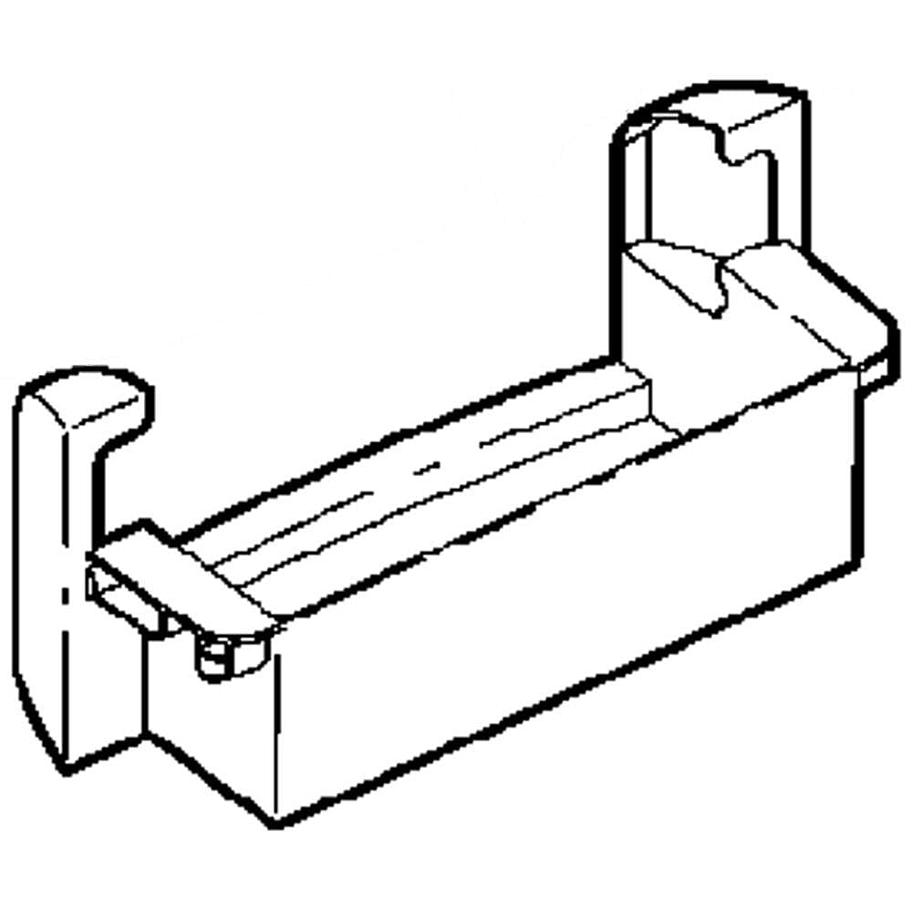 Part #wr71X10871, Refrigerator Dairy Compartment / 16.80 x 7.40 x 7.30