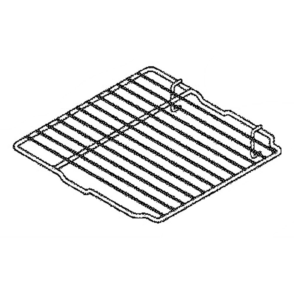 Part #wr71X10990, Hotpoint Refrigerator Freezer Shelf / 13.40 x 13.00 x 4.50
