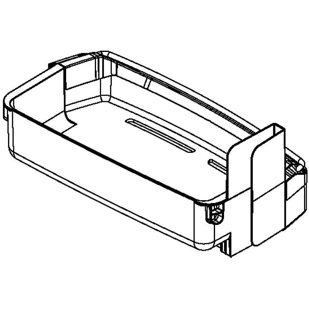Part #wr71X11057, Refrigerator Door Condiment Bin / 13.30 x 13.30 x 7.90