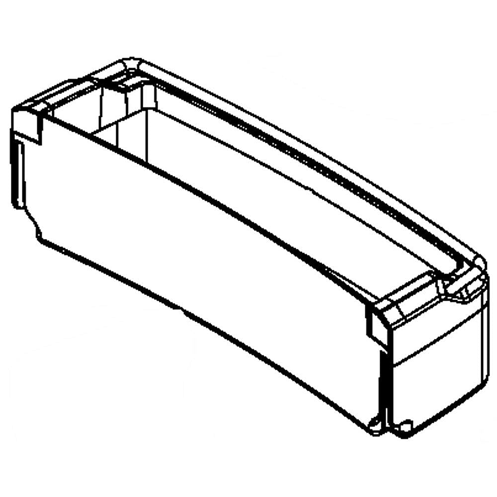 GE Part #wr71X11058, Bin Btm Ice | 12.50 x 5.90 x 5.40