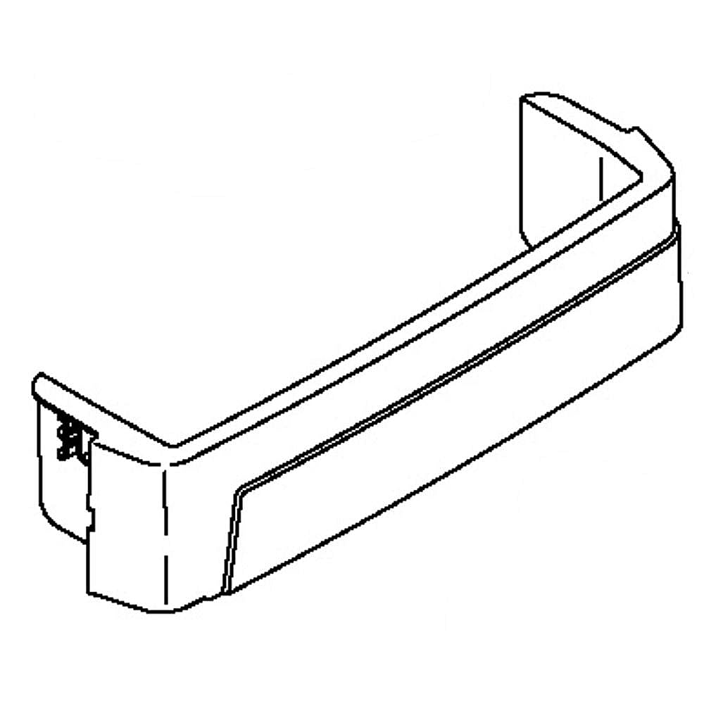 GE Part #wr71X24430, Refrirator Door Bin | 17.80 x 8.90 x 4.60