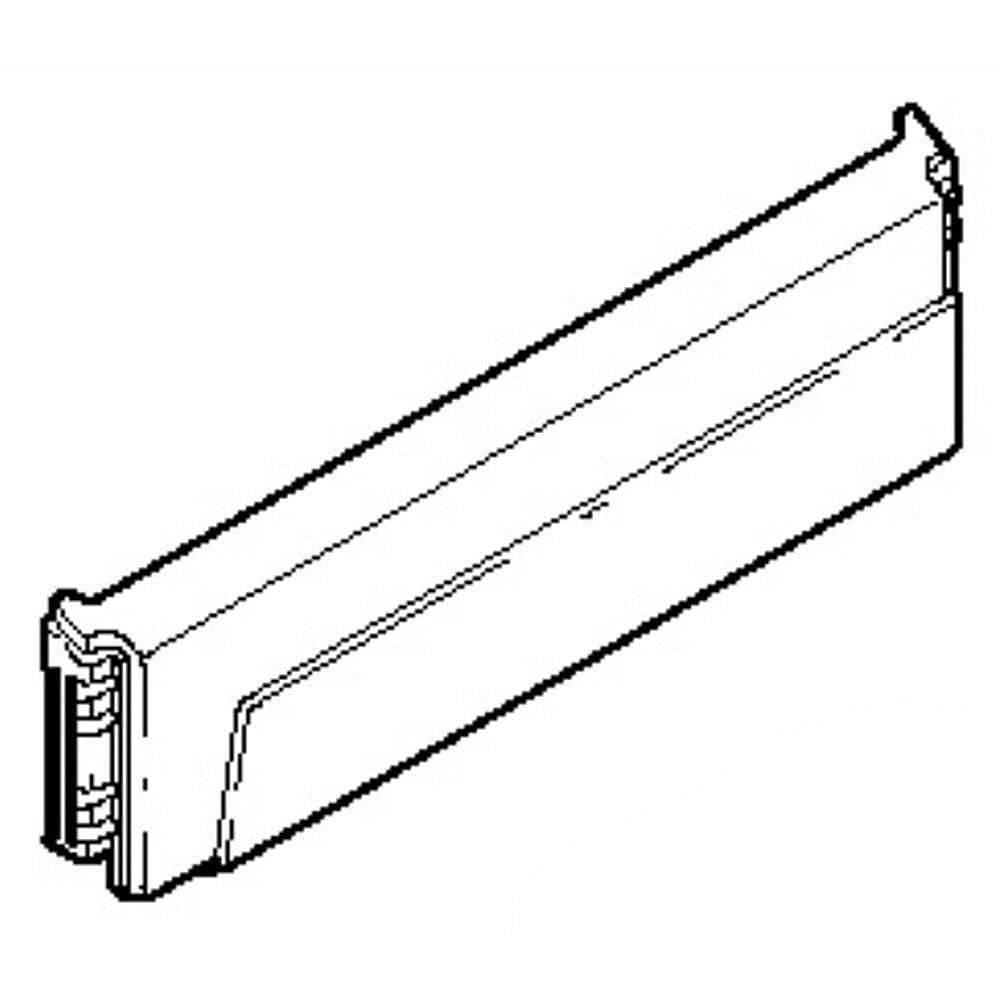 Part #wr71X38335, Refrigerator Freezer Door Shelf Rail, Lower (Replaces Wr71X24432)