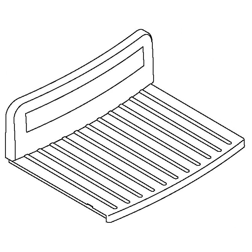 Part #wr71X24436, Refrigerator Chiller Shelf / 17.70 x 8.70 x 4.70