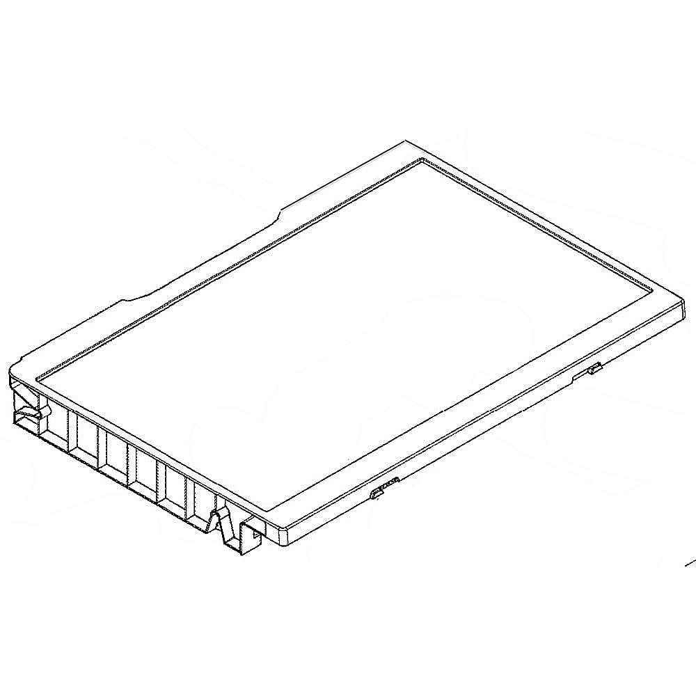 Part #wr71X42025, Refrigerator Crisper Drawer Cover (Replaces Wr71X25305)