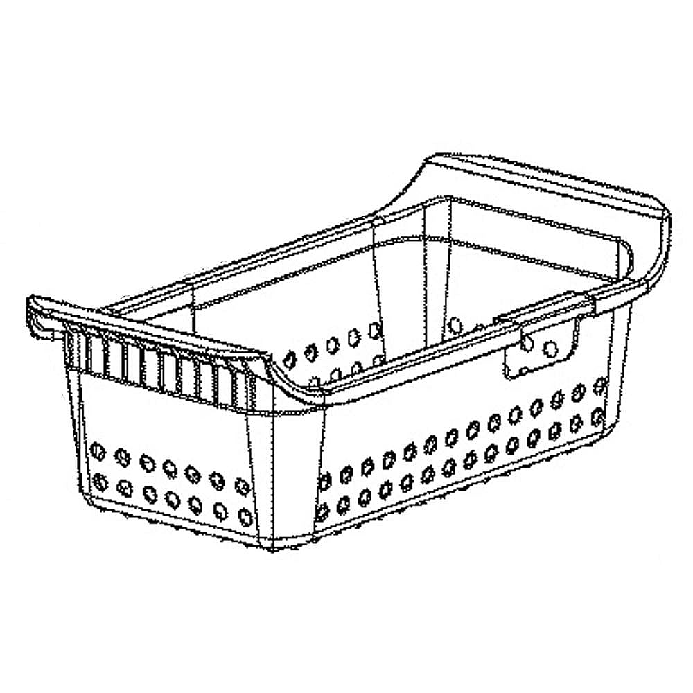 GE Part #wr71X28047, Freezer Basket, Upper | 27.20 x 14.50 x 9.40