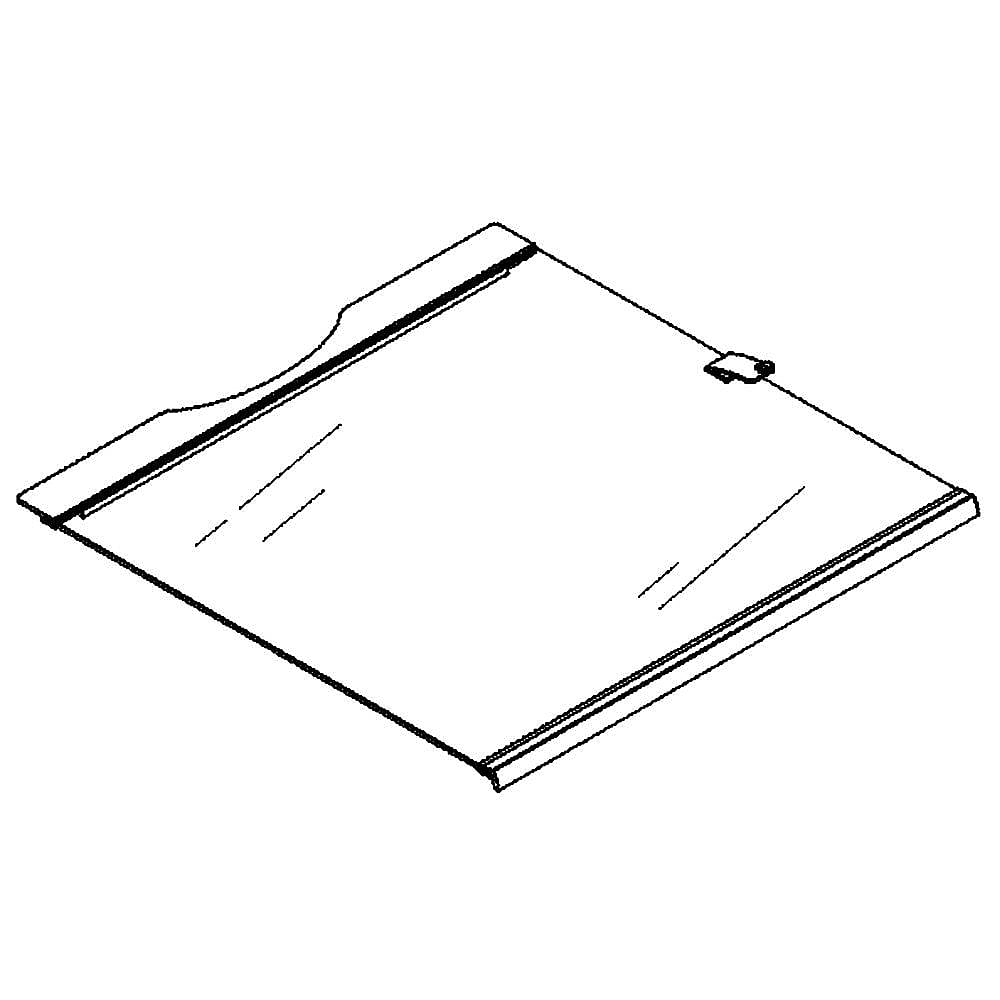 GE Part #wr71X28078, Refrirator Slide-Out Shelf Assembly | 20.40 x 18.80 x 3.30
