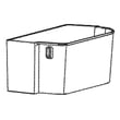 Refrigerator Door Bin, Left for Haier HRQ16N3BGS - Part WR71X28430