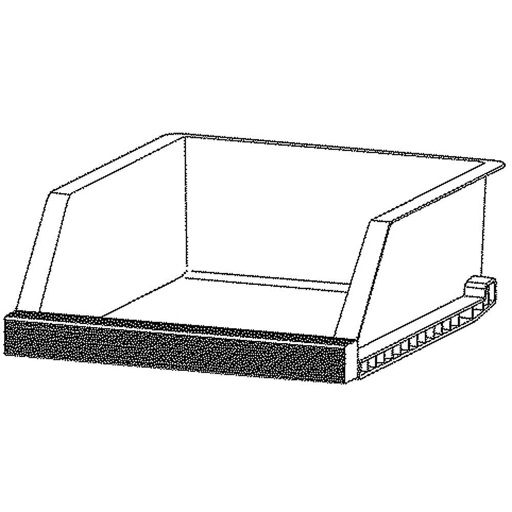 Part #wr71X28437, Refrigerator Freezer Tray / 16.10 x 13.10 x 6.10