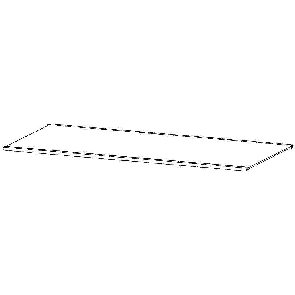 Part #wr71X28442, Refrigerator Glass Shelf | 44.30 x 17.60 x 4.10
