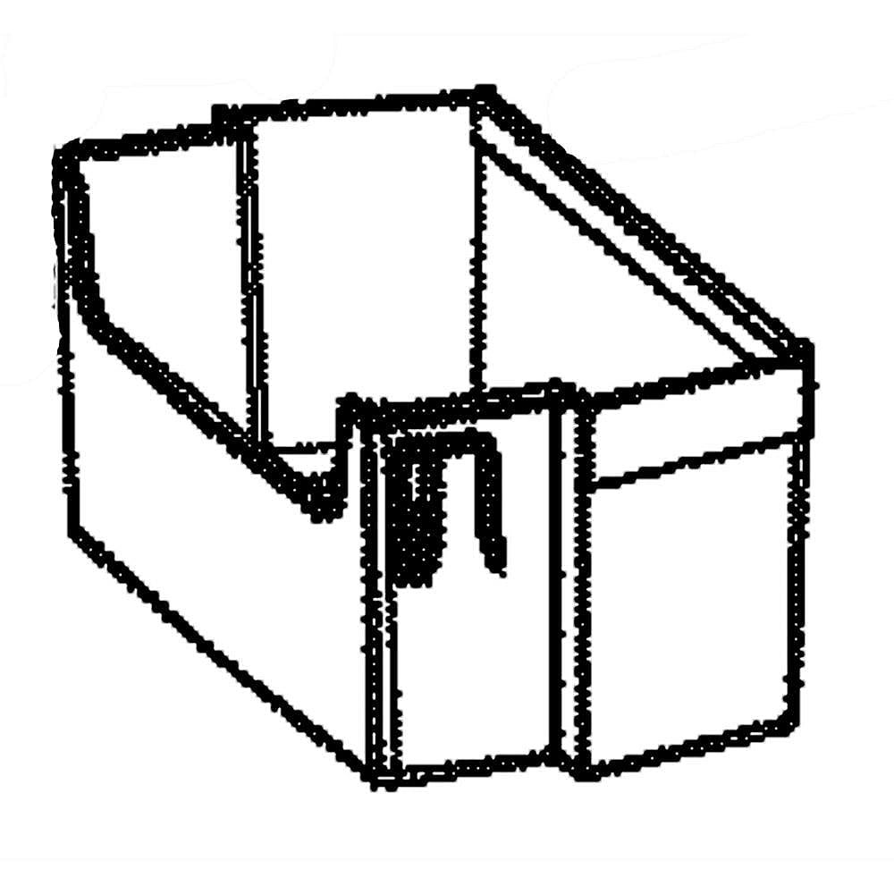 Part #wr71X28527, Refrigerator Door Gallon Bin / 18.00 x 8.80 x 4.80