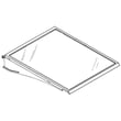 Refrigerator Glass Shelf, Right for GE GWE19JMLTFES - Part WR71X29581