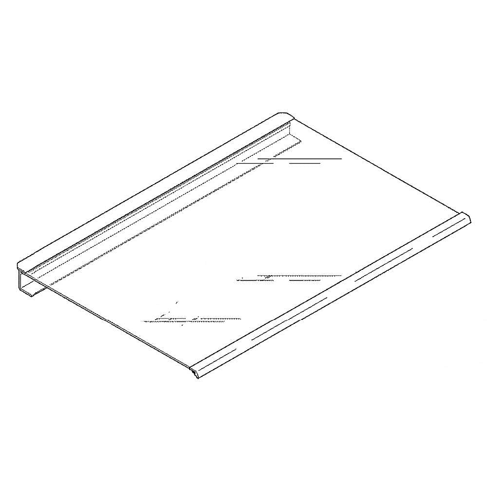 Part #wr71X40766, Refrigerator Glass Shelf (Replaces Wr71X31142)
