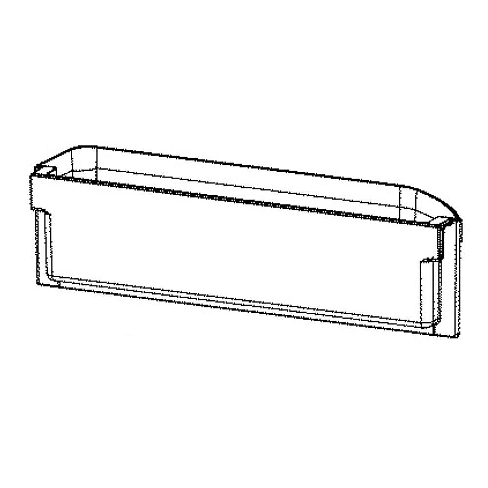 Part #wr71X31846, Clear Upper Left Door Bin