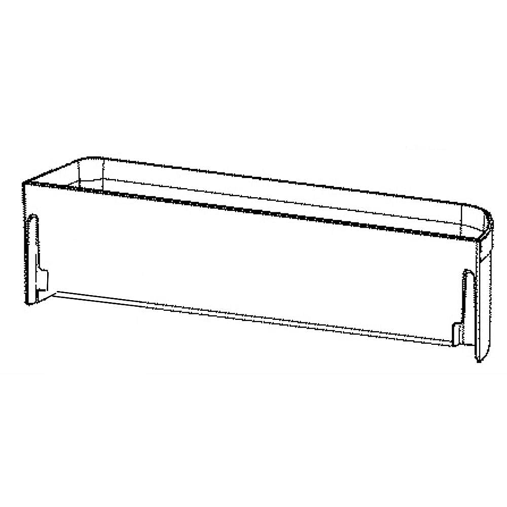 Part #wr71X31848, Clear Lower Left Door Bin