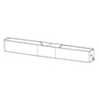 White Freezer Tiltout Bin for GE PGE29BYTCFS - Part WR71X31856