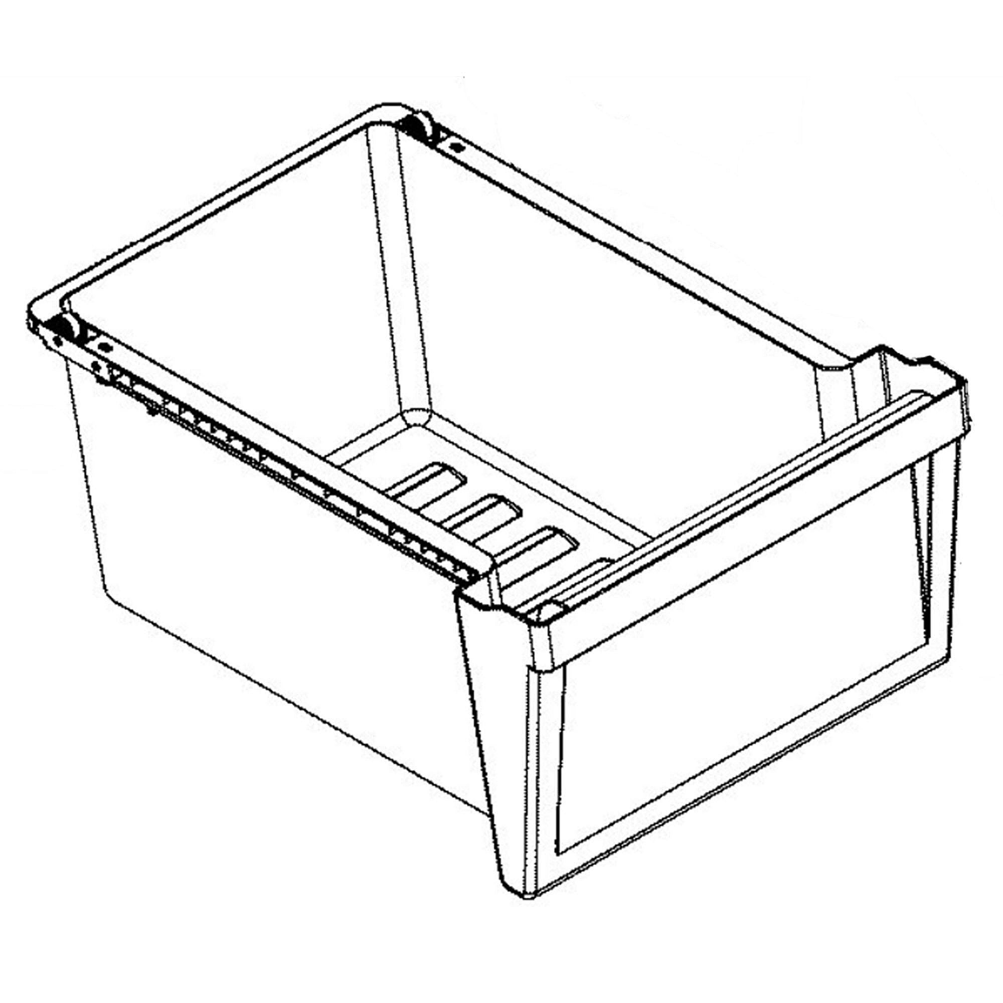 Part #wr71X38289, Vegetable Drawer