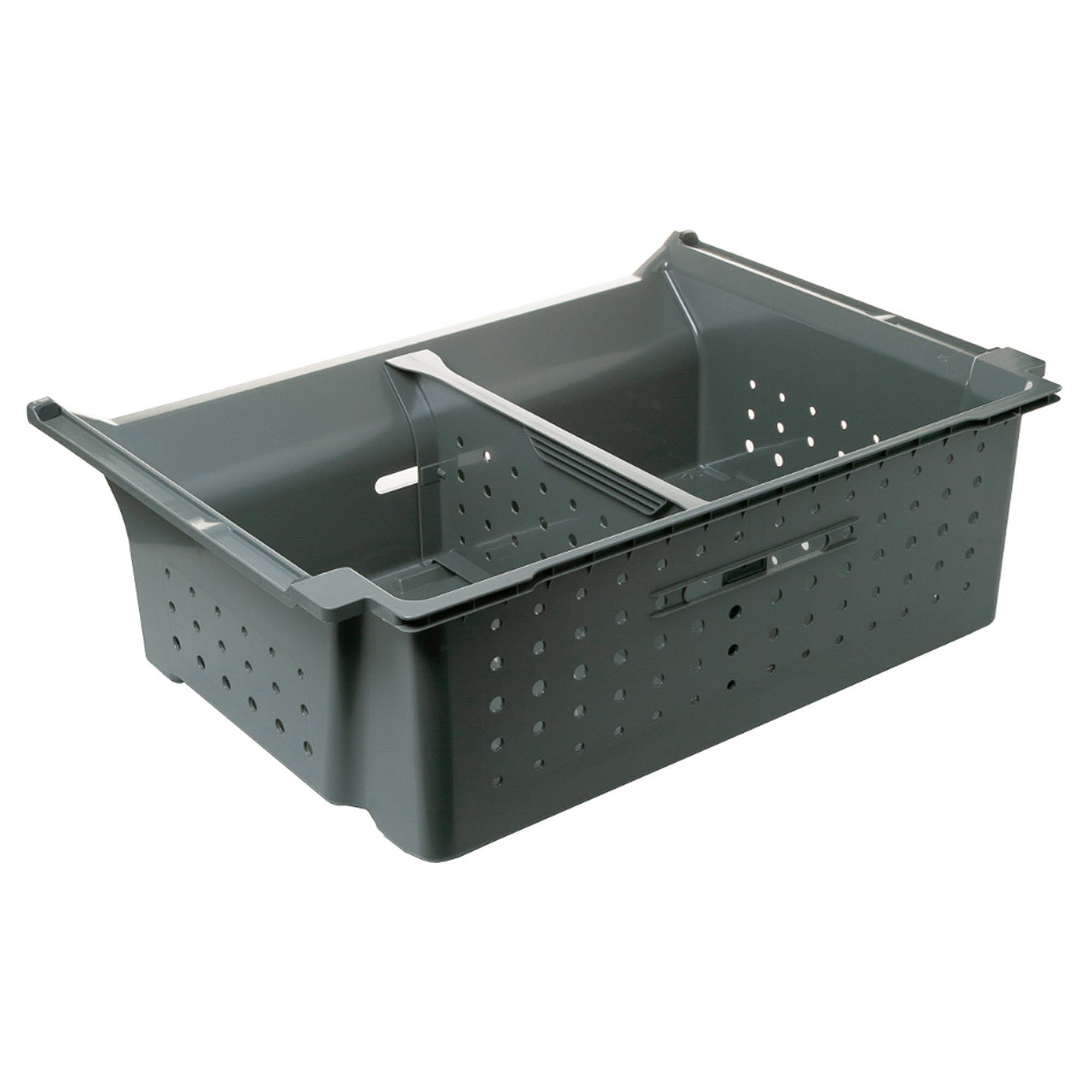 Part #wr71X41134, Gray Freezer Lower Basket W/ Divider