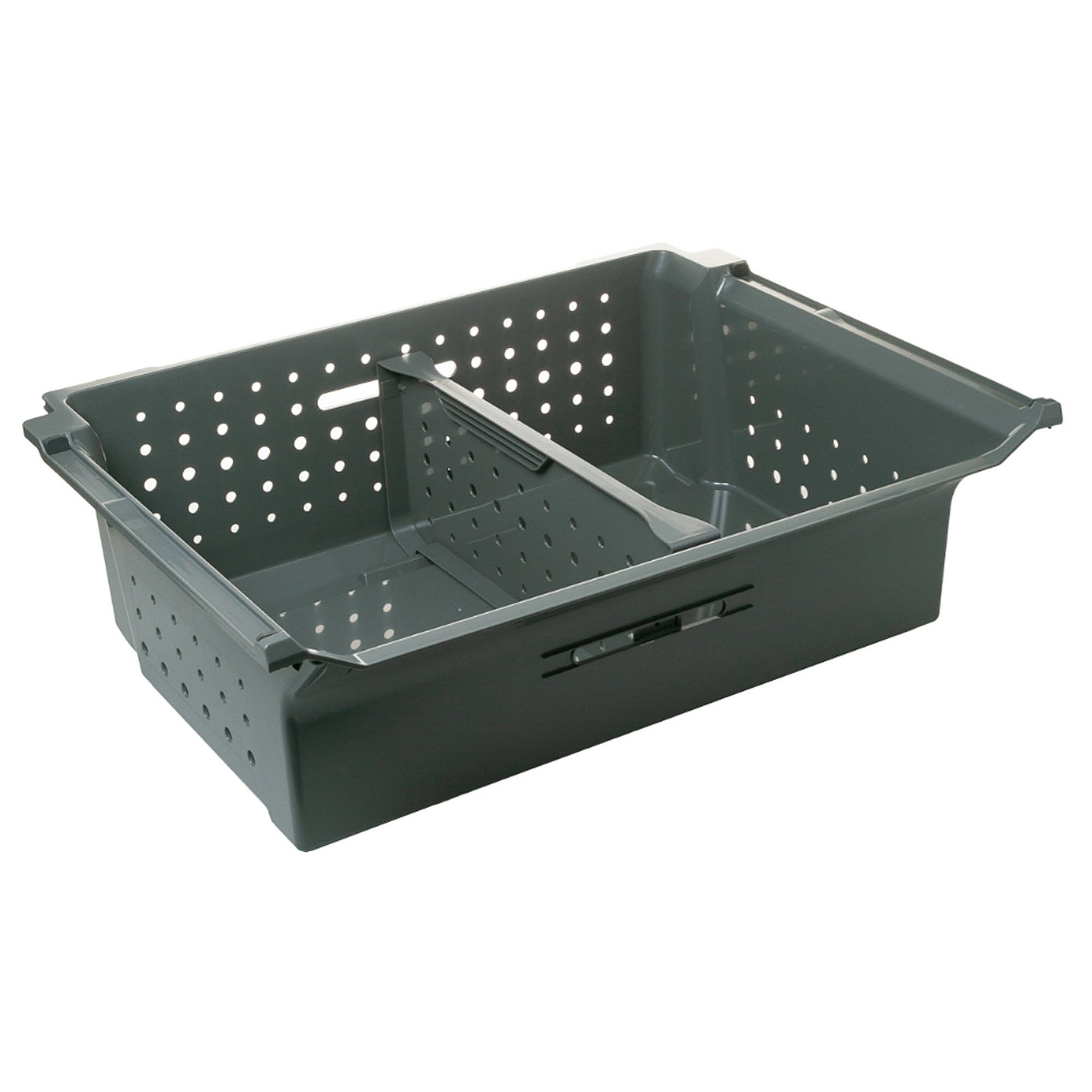 Gray Freezer Lower Basket W/ Divider WR71X41134