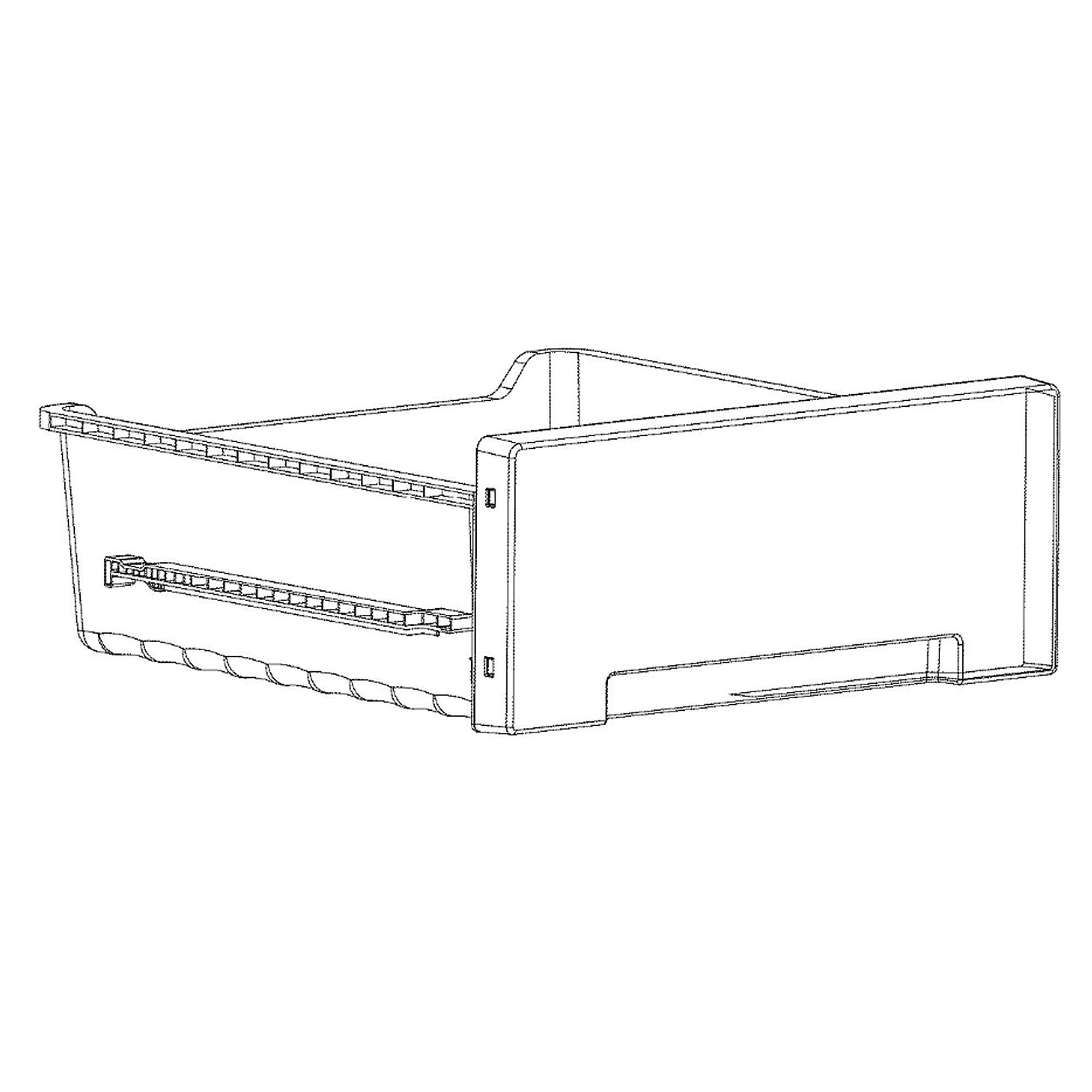 Part #wr71X43757, Top Freezer Drawer