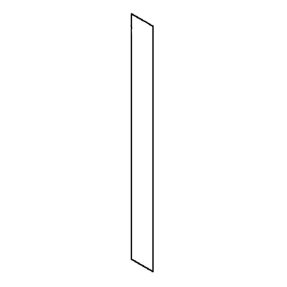 Part #wr72X10160, Refrigerator Drawer Door Frame, Side