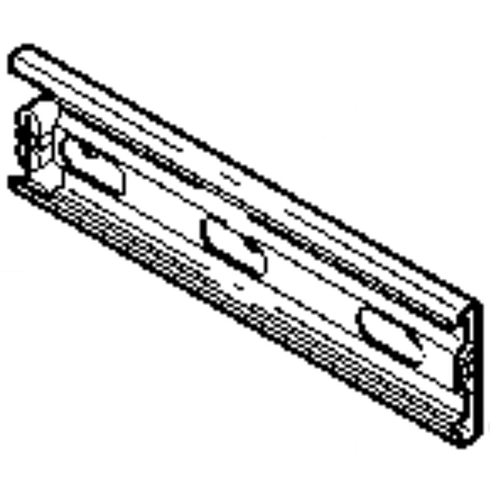 Part #wr72X10195, Refrigerator Crisper Drawer Slide Rail / 8.00 x 7.50 x 0.50