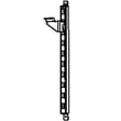 Refrigerator Shelf Support, Left for GE PFSS6SMXESS - Part WR72X10252