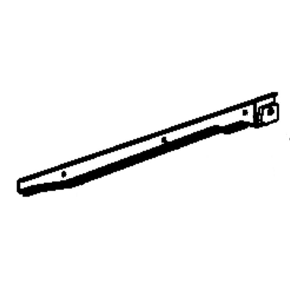 GE Part #wr72X10274, Refrigerator Pantry Drawer Slide Rail, Right | 16.00 x 4.30 x 0.40